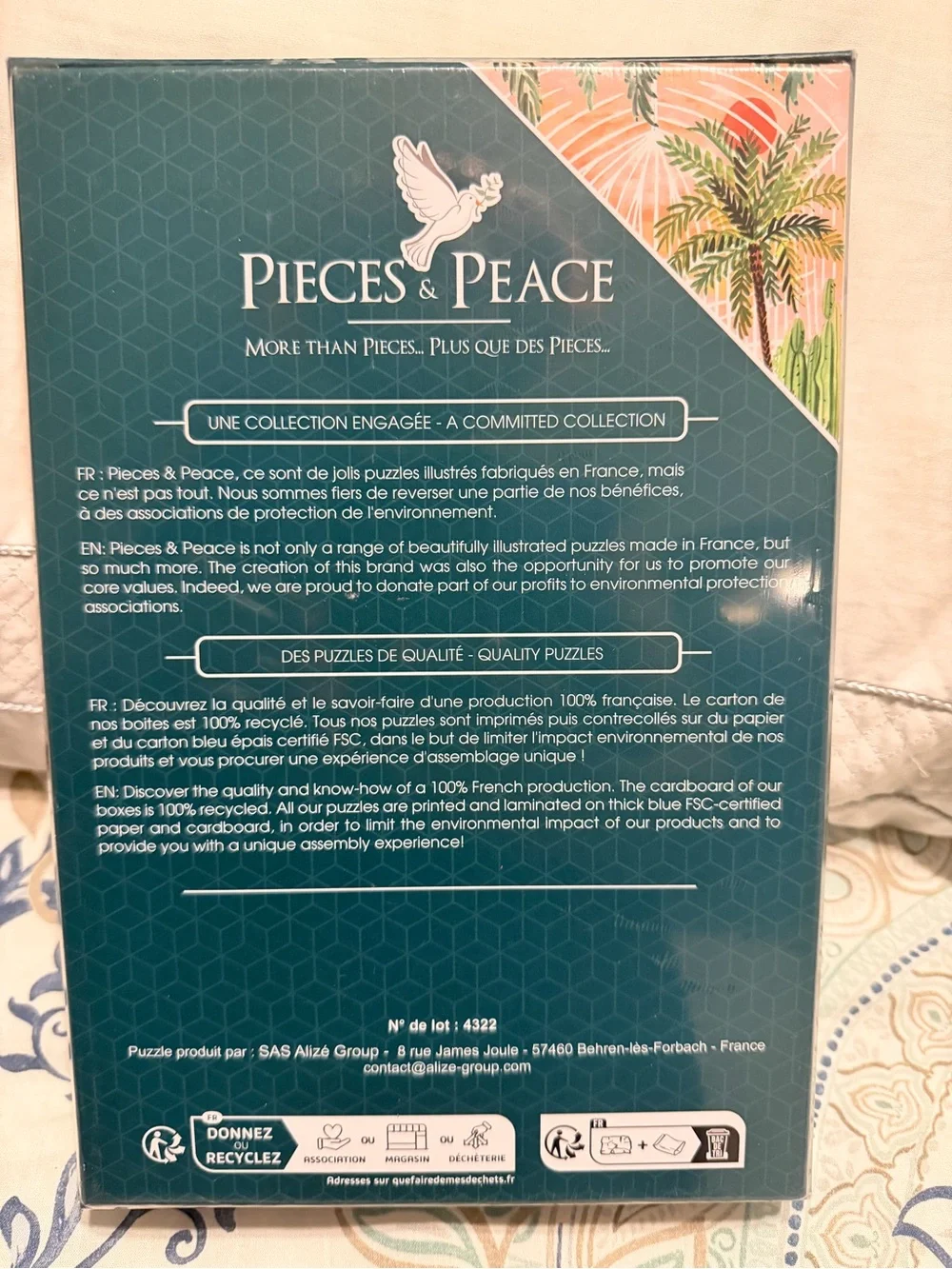 Pieces & Peace- Victorian Greenhouse Puzzle, 1000pc